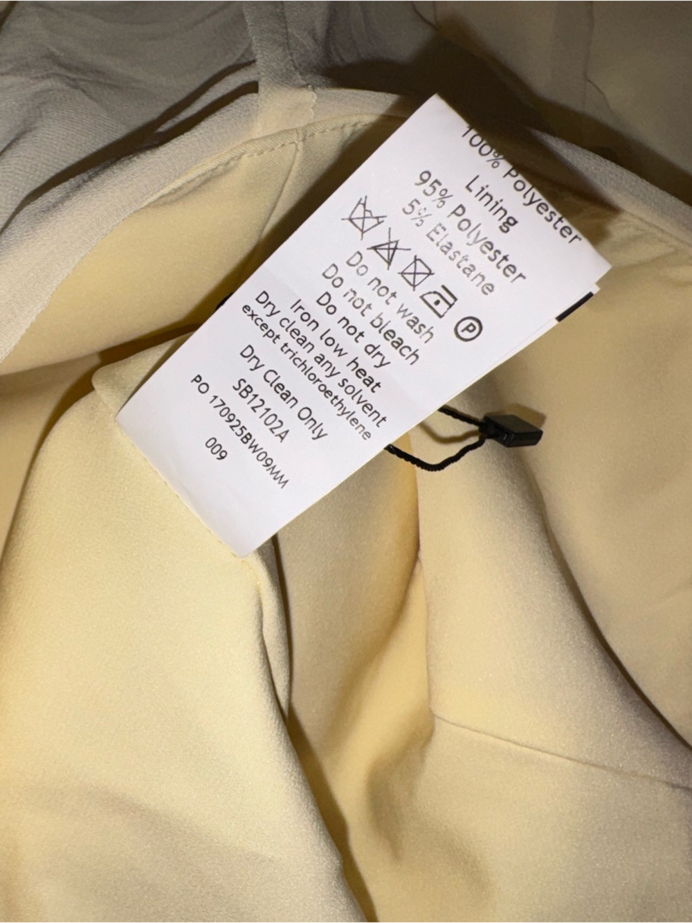 NEW HOUSE OF CB Raphaella Sleeveless Stretch Crepe Yellow butter Gown sz XS - Picture 7 of 10